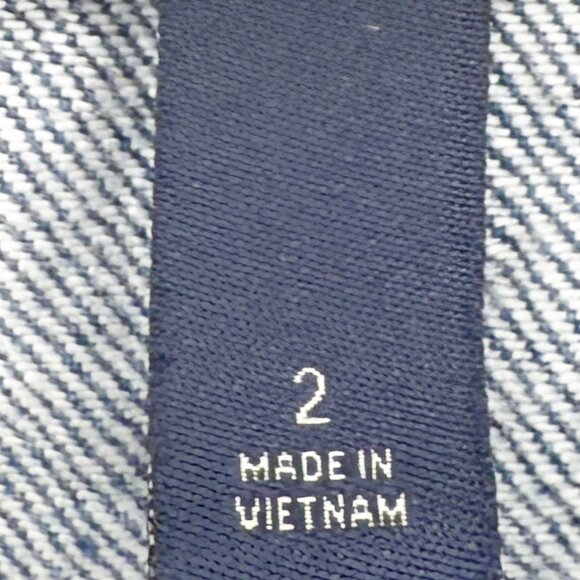 Universal Thread Curved Barrel Leg Jeans Denim Jumpsuit Overalls, Medium Wash 2 - Picture 8 of 11